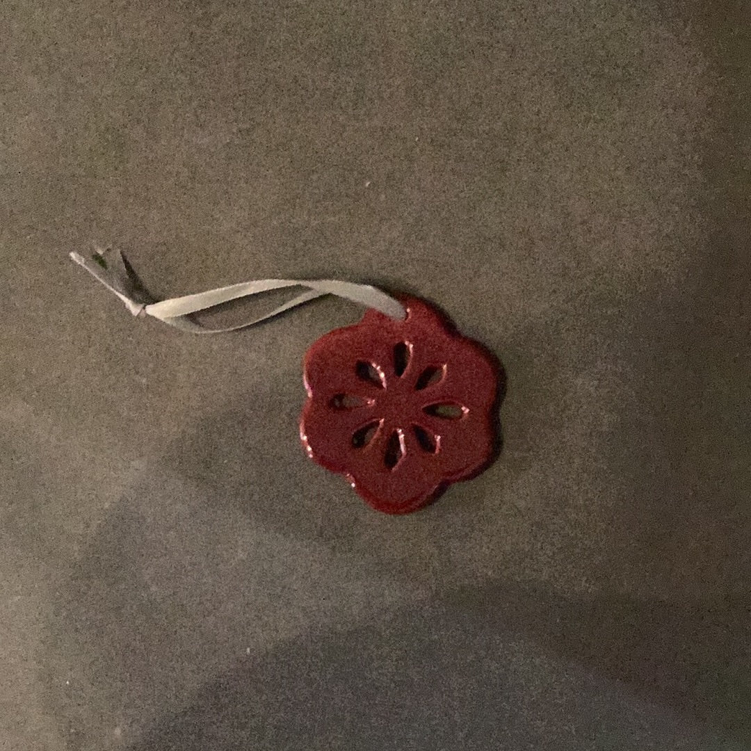 Earthenware Flower ornament