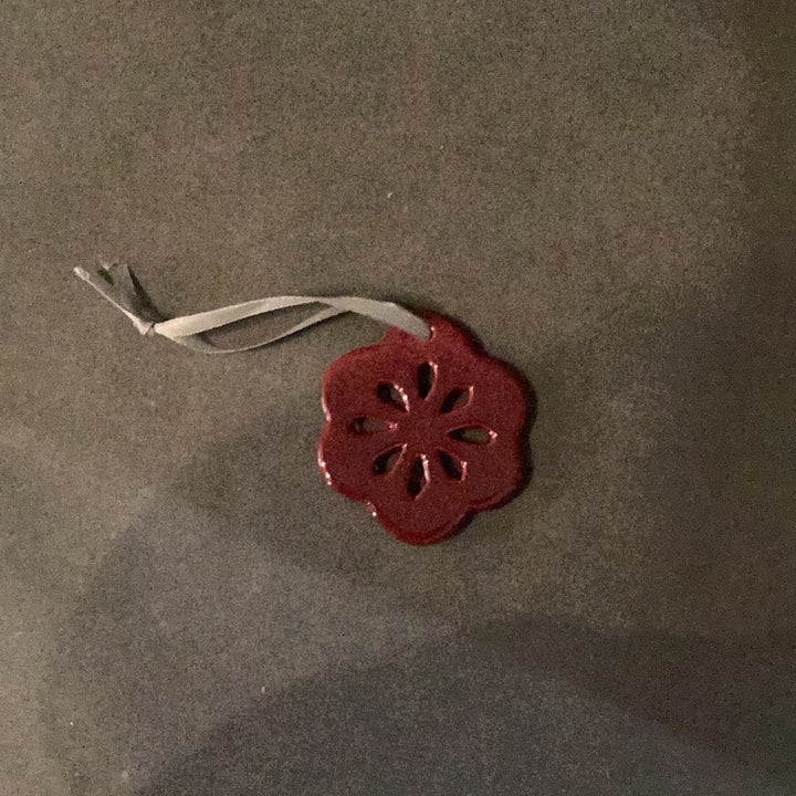 Earthenware Flower ornament