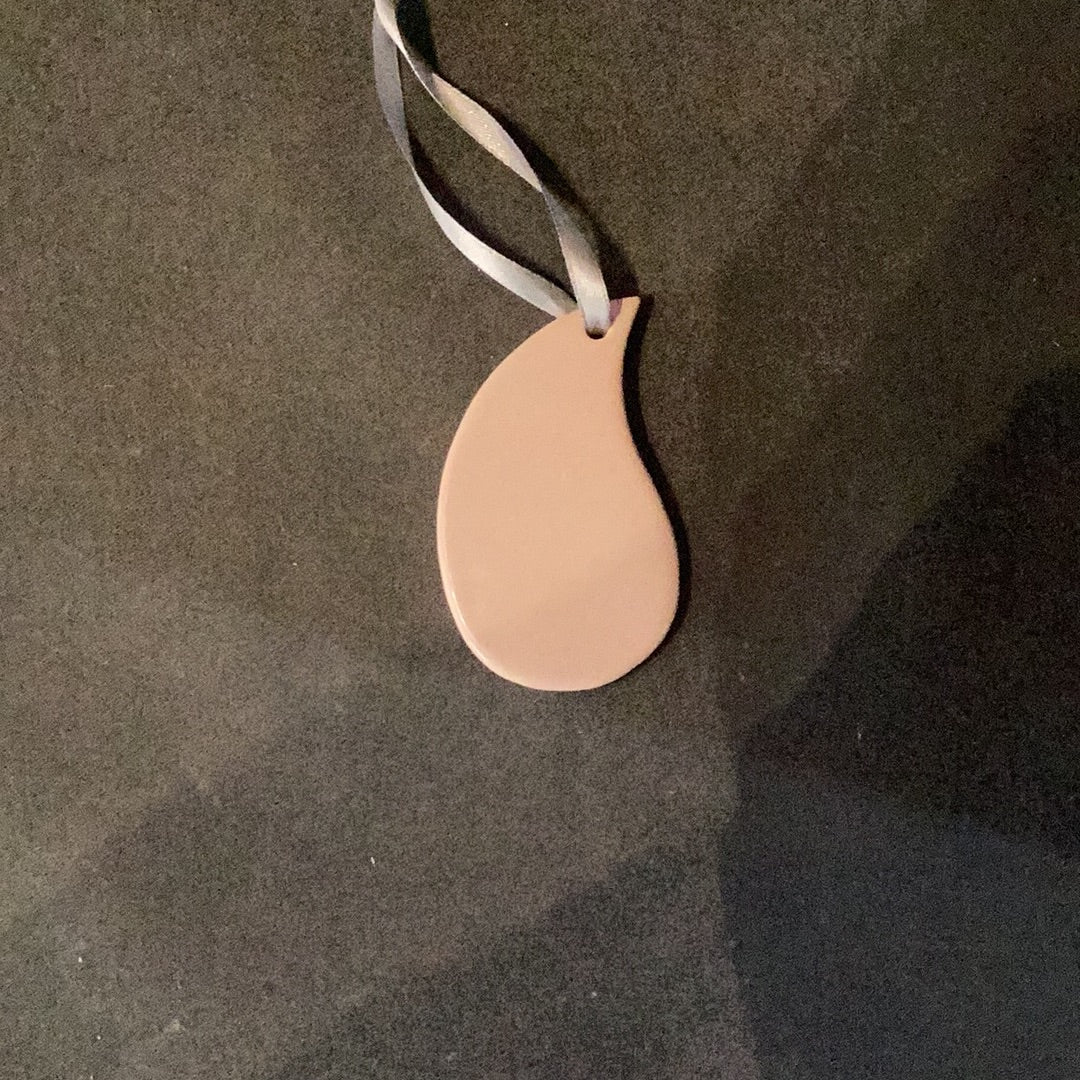 Earthenware Virgule ornament