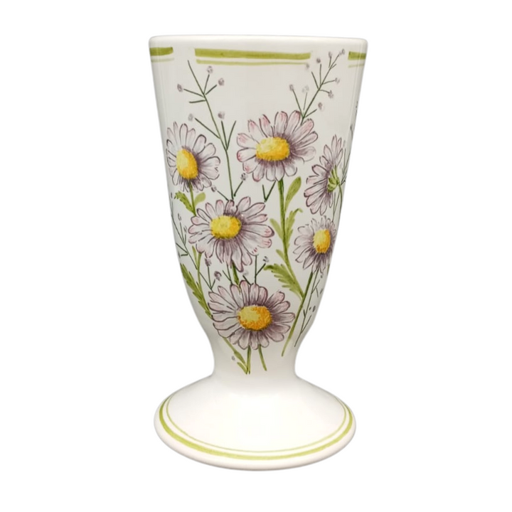 Mazagran cup with Field Flowers hand painted decoration