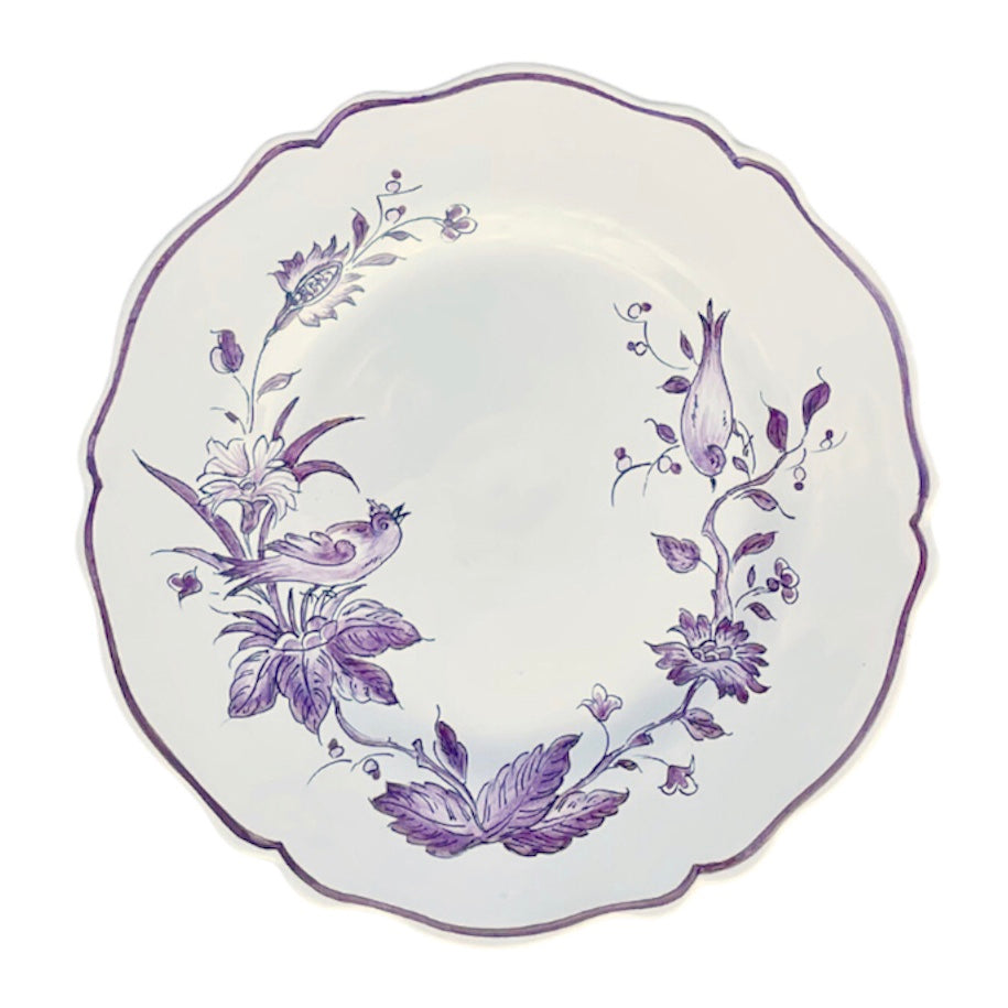 Feston Plate with hand painted St Omer deocration