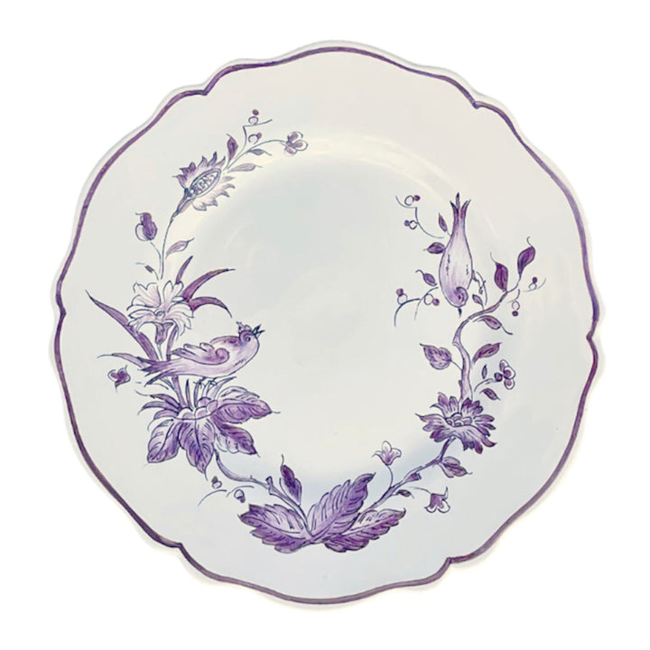Feston Plate with hand painted St Omer deocration