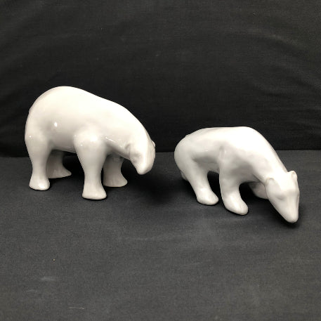 White Earthenware Pouplard Bear