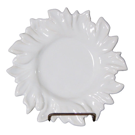Acanthus Dessert Plate in white