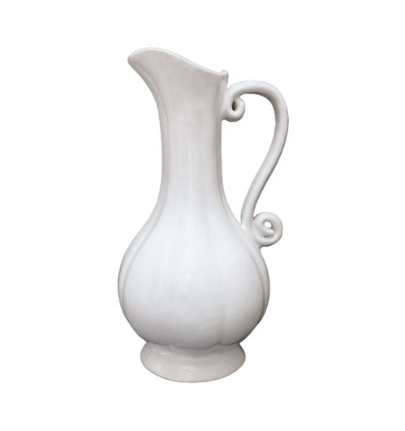 Earthenware Grisard jug by Bourg-Joly Malicorne