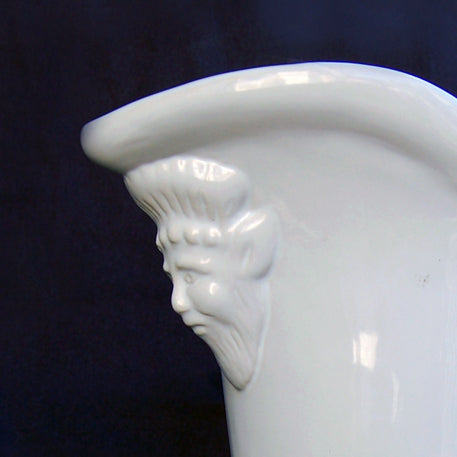 Earthenware Pichet Casque Rond Jug vase