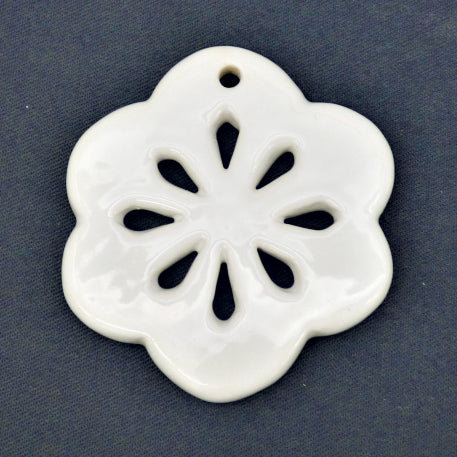 Earthenware Flower ornament