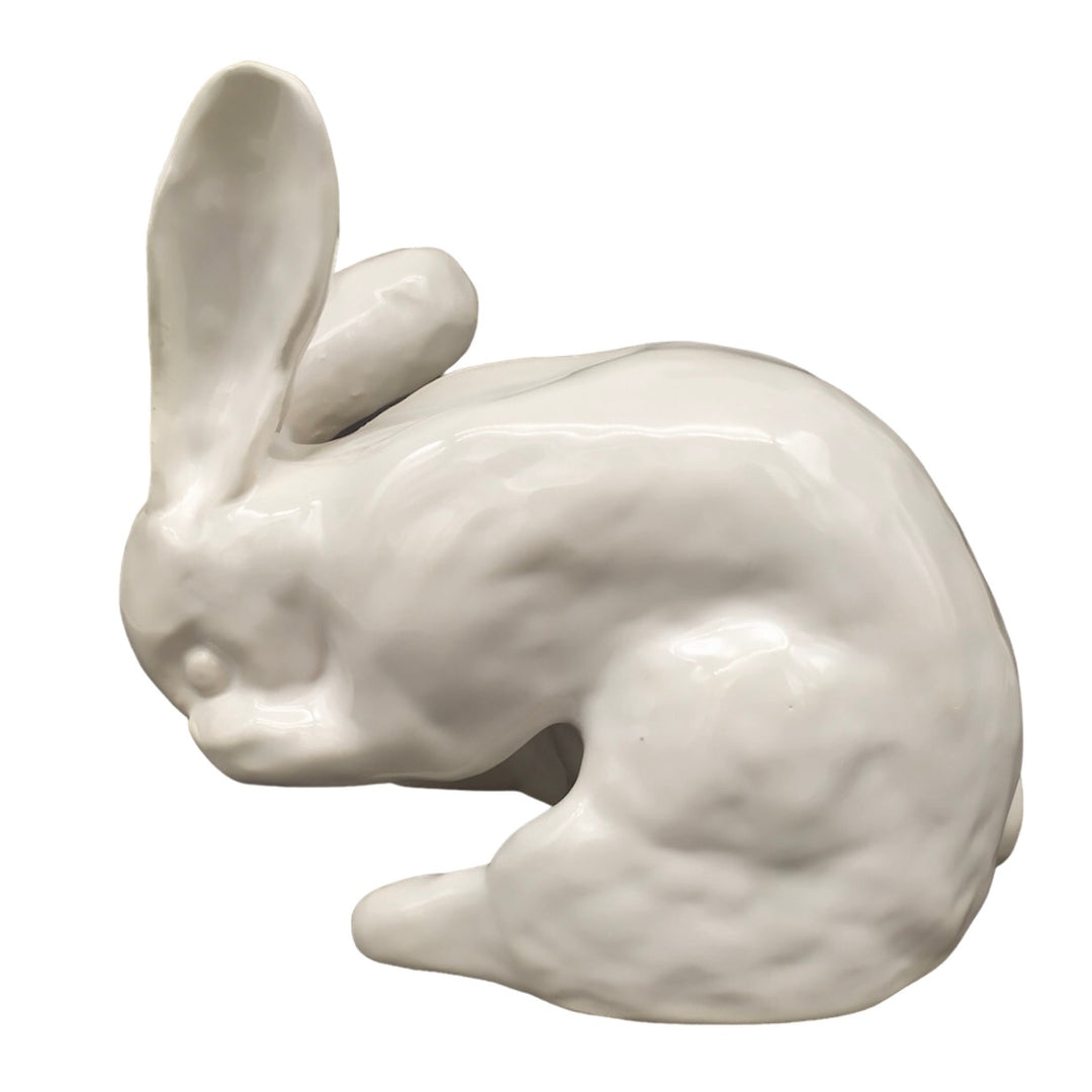 White Earthenware Rabbit