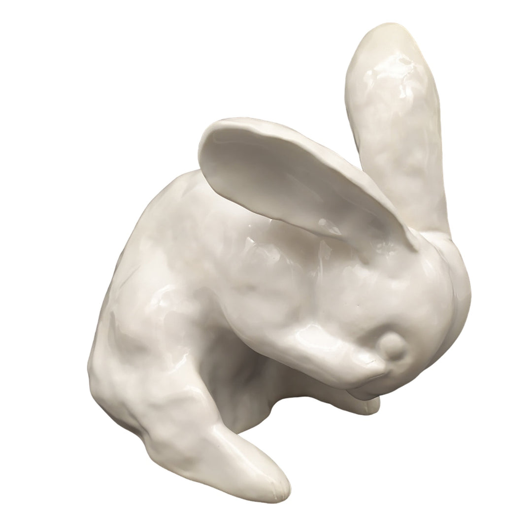 White Earthenware Rabbit