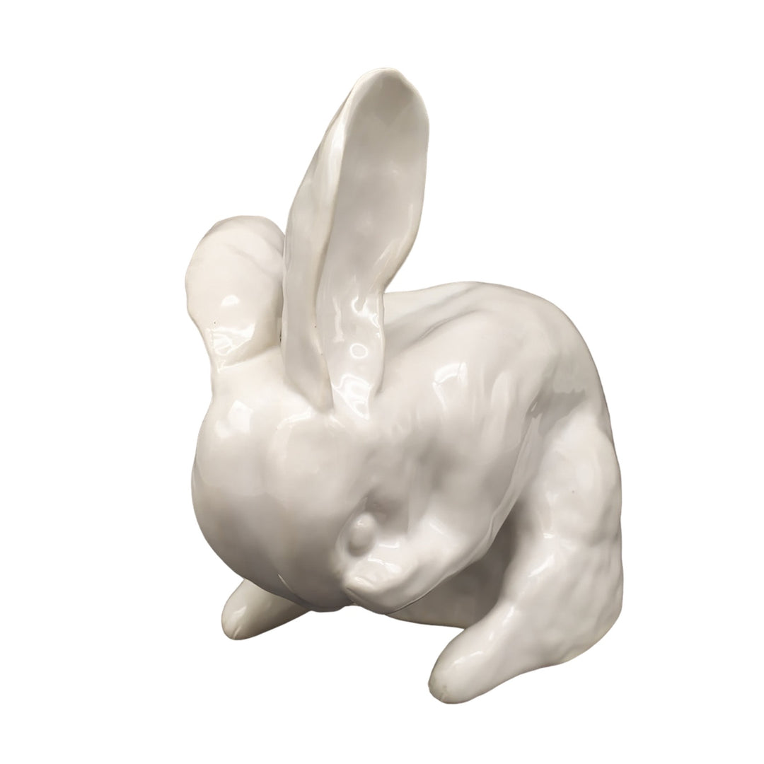 White Earthenware Rabbit